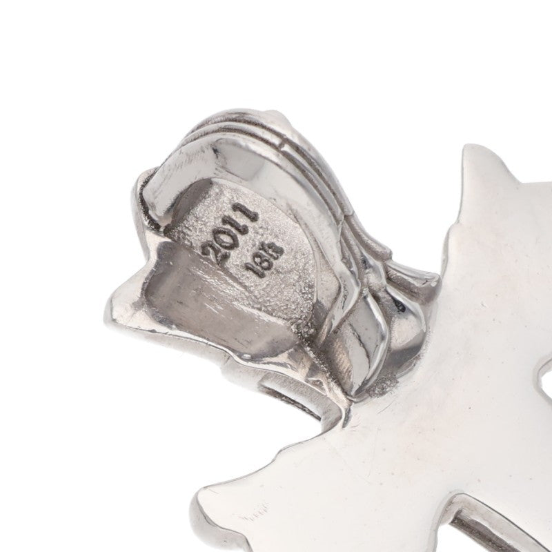 Chrome Hearts 18K White Gold Small Dbl CH