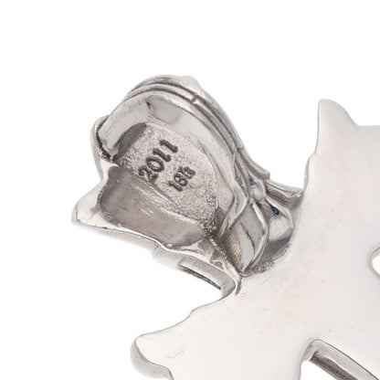 Chrome Hearts 18K White Gold Small Dbl CH