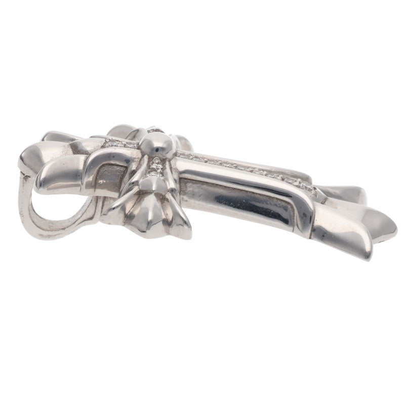 Chrome Hearts 18K White Gold Small Dbl CH