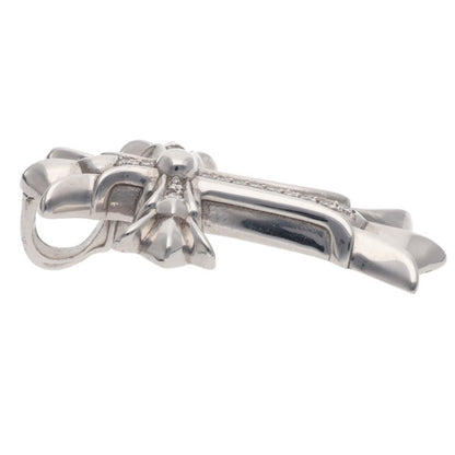Chrome Hearts 18K White Gold Small Dbl CH