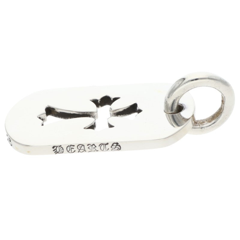 Chrome Hearts Cut Out Cross Dog Tag 925 Silver Size ONE SIZE
