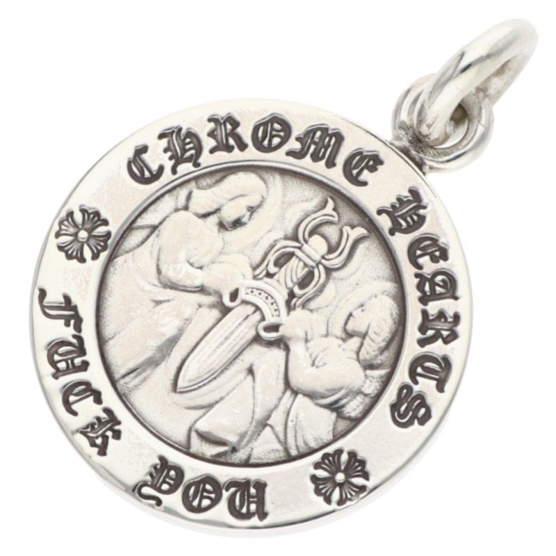 Chrome Hearts Angel Medal Charm V1 925 Silver Size ONE SIZE