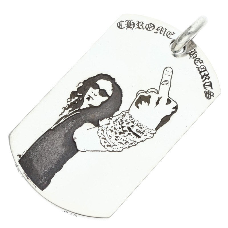 Chrome Hearts RS FUCK YOU Large Dog Tag 925 Size ONE SIZE