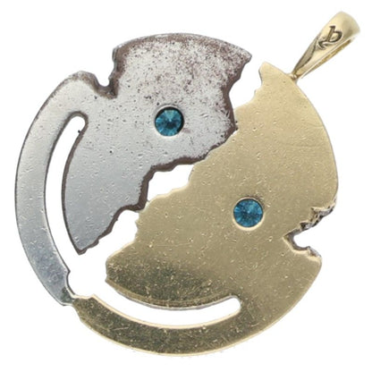 EYEFUNNY BROKEN SMILE M K18YG Blue Eyes Size ONE SIZE