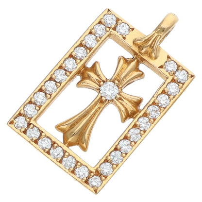 Chrome Hearts 22K Framed Open Babyfat Pave