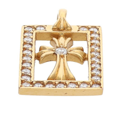 Chrome Hearts 22K Framed Open Babyfat Pave