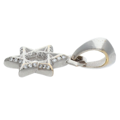 Chrome Hearts Star of David Pave Diamond 18K Size ONE SIZE