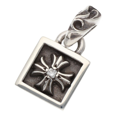 Chrome Hearts Framed CH Plus 1 Diamond Charm Size ONE Multi