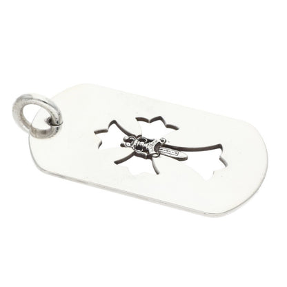 Chrome Hearts D TAG LRG CROSS DAGG 925 Silver Size ONE SIZE
