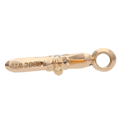 Chrome Hearts 22K TNY CRSF P DMND 22K Gold Size ONE SIZE