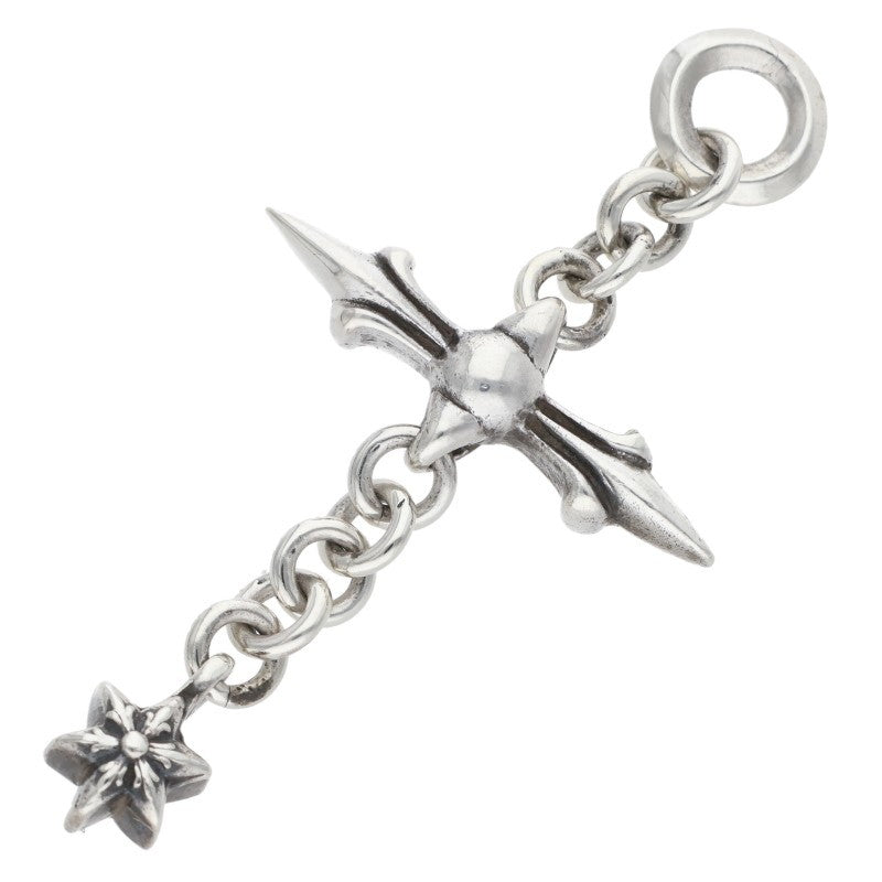 Chrome Hearts ROLY CROSS 925 Silver Charm Size ONE SIZE