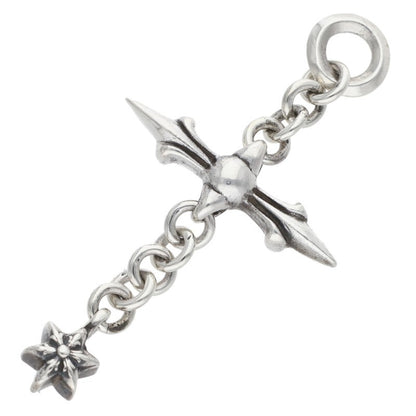 Chrome Hearts ROLY CROSS 925 Silver Charm Size ONE SIZE