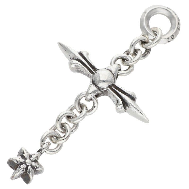 Chrome Hearts ROLY CROSS 925 Silver Charm Size ONE SIZE