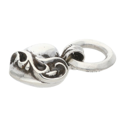 Chrome Hearts HEART CHARM 925 Silver Charm Size ONE SIZE