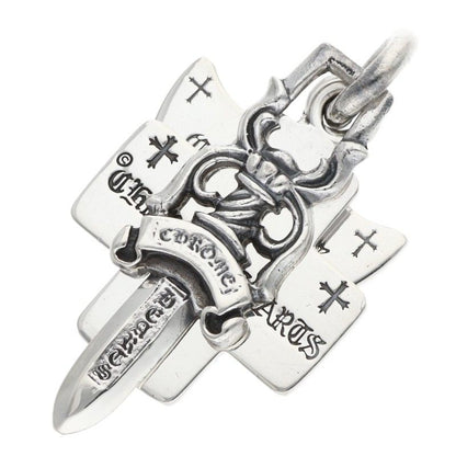 Chrome Hearts 3 TRINKETS Silver Pendant Size ONE SIZE