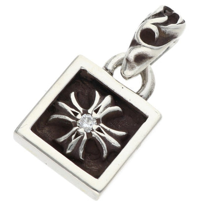 Chrome Hearts FRAMED CH PLUS 1DIA Charm Size ONE SIZE