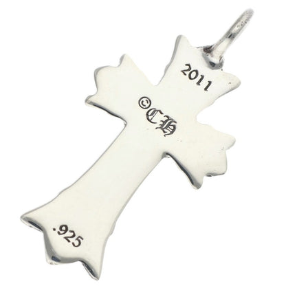 Chrome Hearts DBL CH CRS Silver Charm Size ONE SIZE