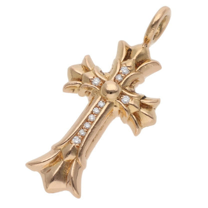 Chrome Hearts 22K DBL CH CRS Pave Diamond Size ONE SIZE
