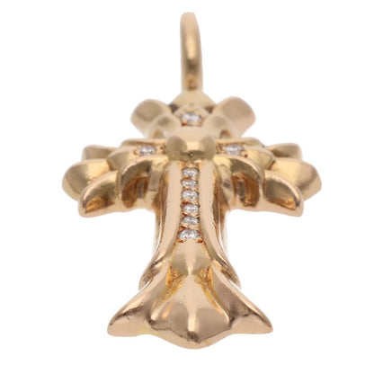 Chrome Hearts 22K DBL CH CRS Pave Diamond Size ONE SIZE