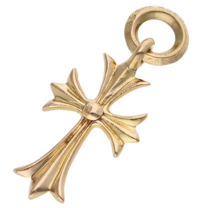 Chrome Hearts 22K TINY CH CROSS Charm Size ONE SIZE