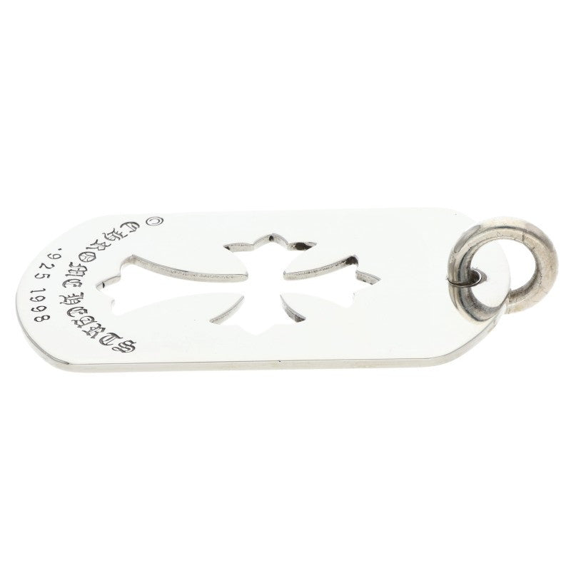 Chrome Hearts D TAG LRG CO CRS Silver Pendant