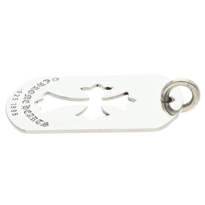 Chrome Hearts D TAG LRG CO CRS Silver Pendant