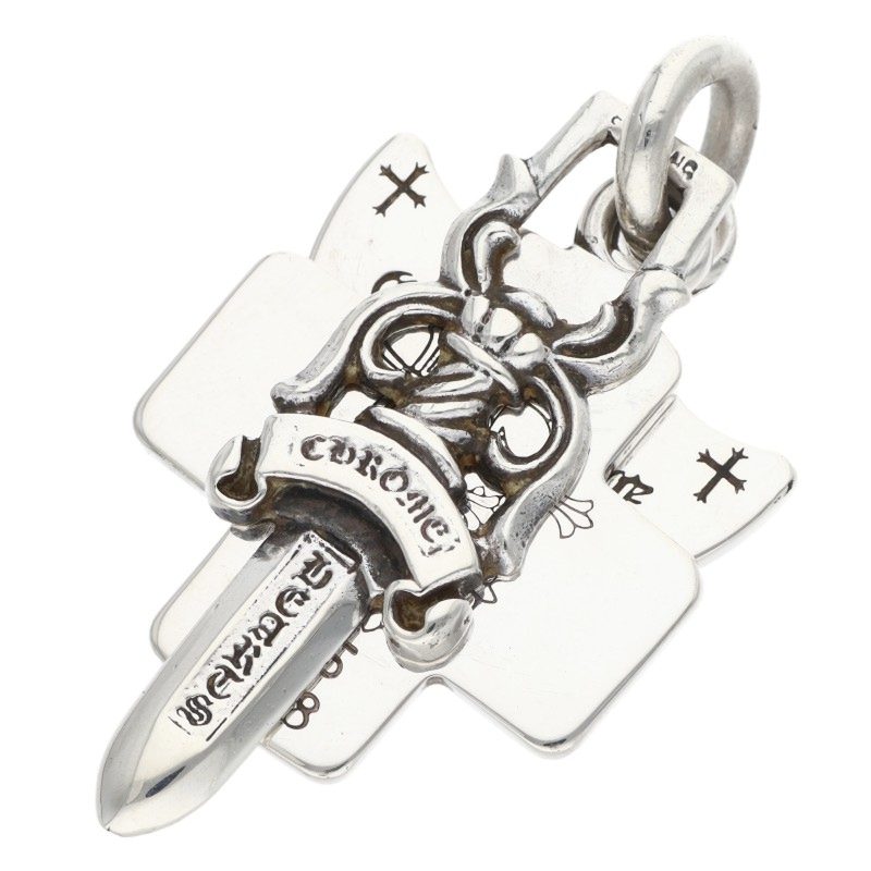 Chrome Hearts 3 Trinkets Pendant Silver Top Size ONE SIZE