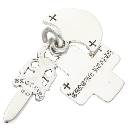 Chrome Hearts 3 Trinkets Pendant Silver Top Size ONE SIZE