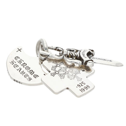 Chrome Hearts 3 Trinkets Pendant Silver Top Size ONE SIZE