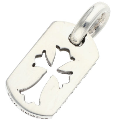 Chrome Hearts Tiny Cutout Cross Dog Tag Top Size ONE SIZE