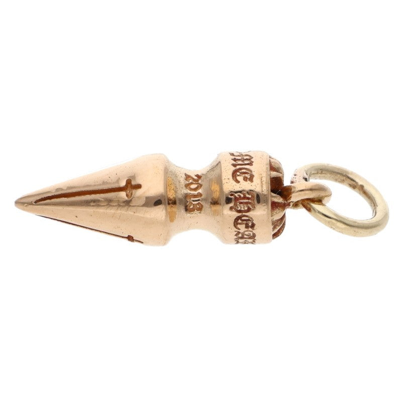 Chrome Hearts 22K Spike Charm Gold Necklace Size ONE SIZE