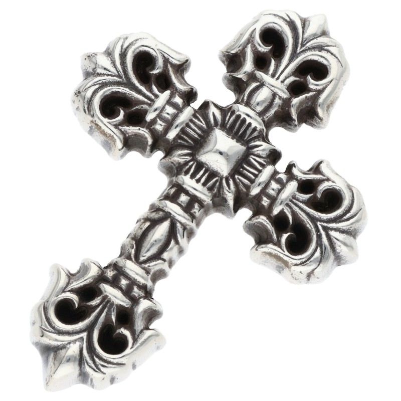 Chrome Hearts FILIG Cross XS Silver Necklace Size ONE SIZE