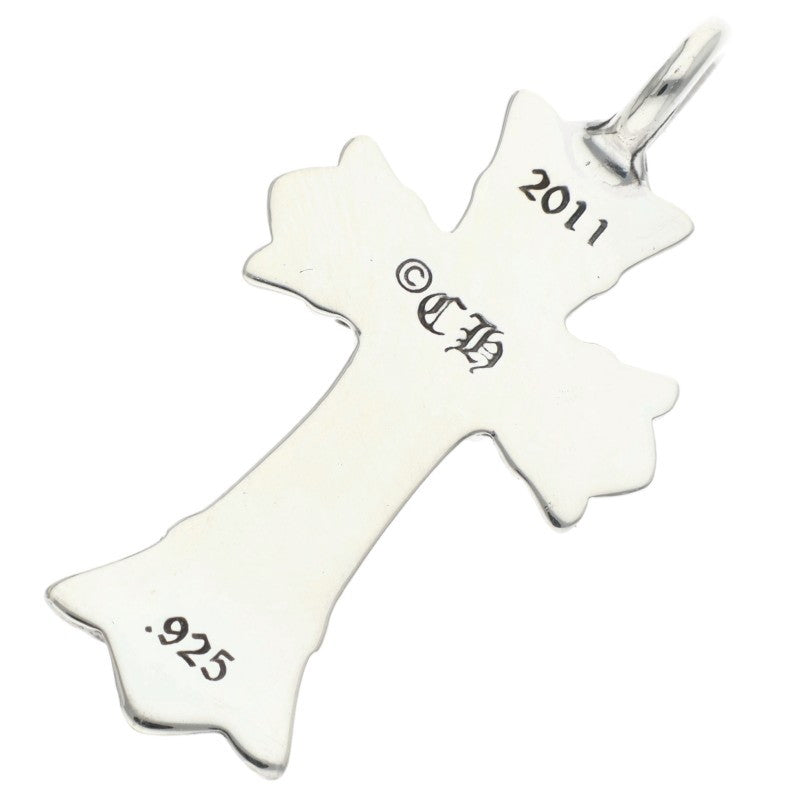 Chrome Hearts Double CH Cross Silver Necklace Size ONE SIZE