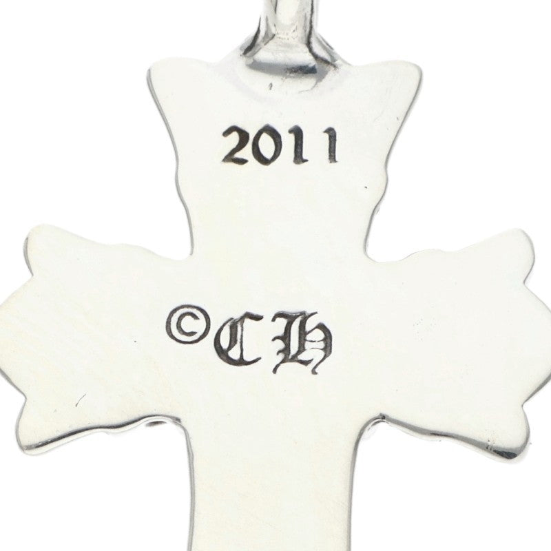 Chrome Hearts Double CH Cross Silver Necklace Size ONE SIZE