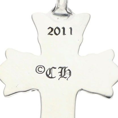 Chrome Hearts Double CH Cross Silver Necklace Size ONE SIZE