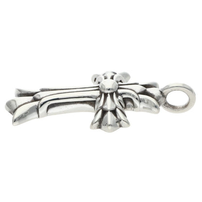 Chrome Hearts Double CH Cross Silver Necklace Size ONE SIZE