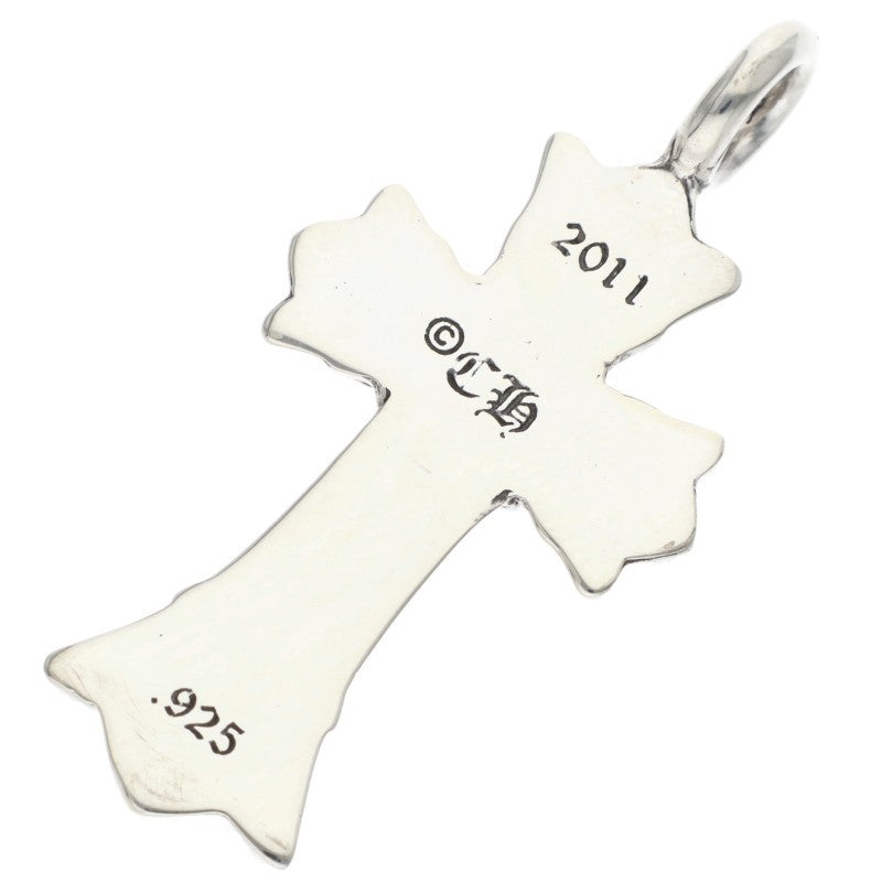 Chrome Hearts Double CH Cross Silver Necklace Size ONE SIZE
