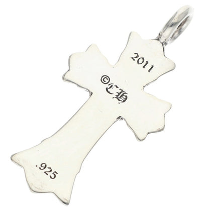 Chrome Hearts Double CH Cross Silver Necklace Size ONE SIZE
