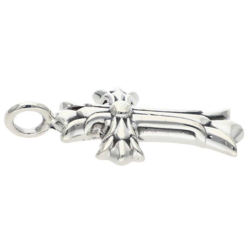 Chrome Hearts Double CH Cross Silver Necklace Size ONE SIZE