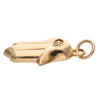 Chrome Hearts 22K Hamsa Hand Pendant Yellow Size ONE SIZE