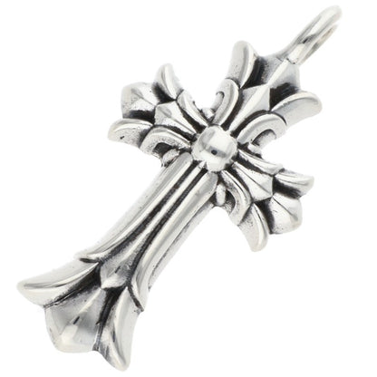 Chrome Hearts DBL CH CRS Silver Pendant Size ONE SIZE