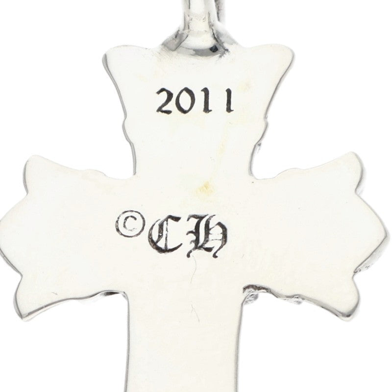 Chrome Hearts DBL CH CRS Silver Pendant Size ONE SIZE