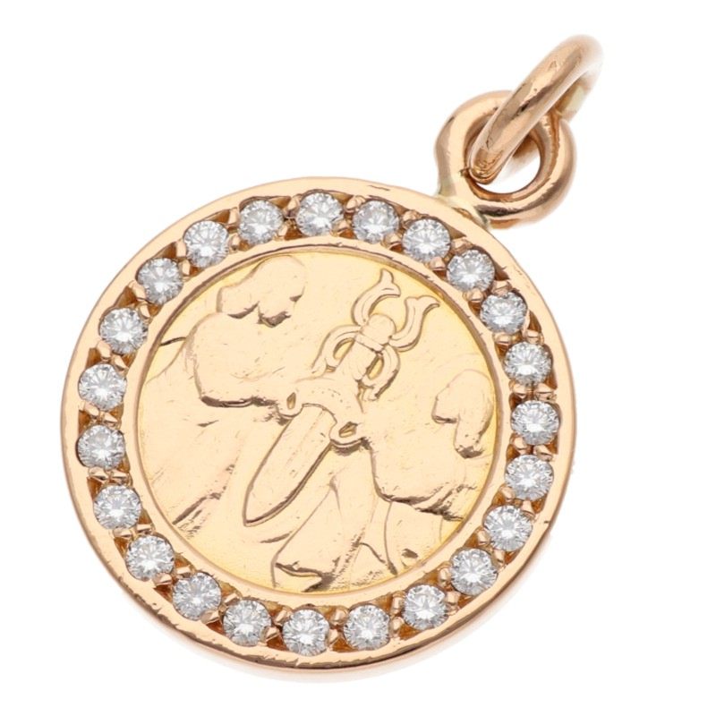 Chrome Hearts 22K Pave Diamond Angel Medal Size ONE SIZE