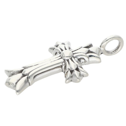 Chrome Hearts DBL CH CRS Silver Pendant Size ONE SIZE
