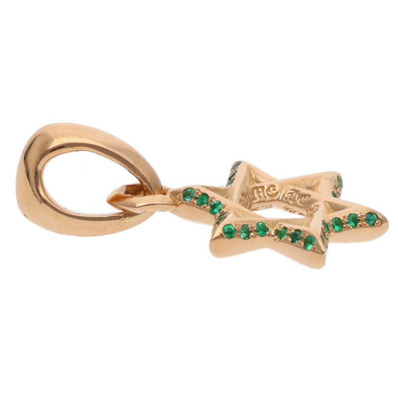 Chrome Hearts 22K Star of David Pave Emerald Size ONE SIZE