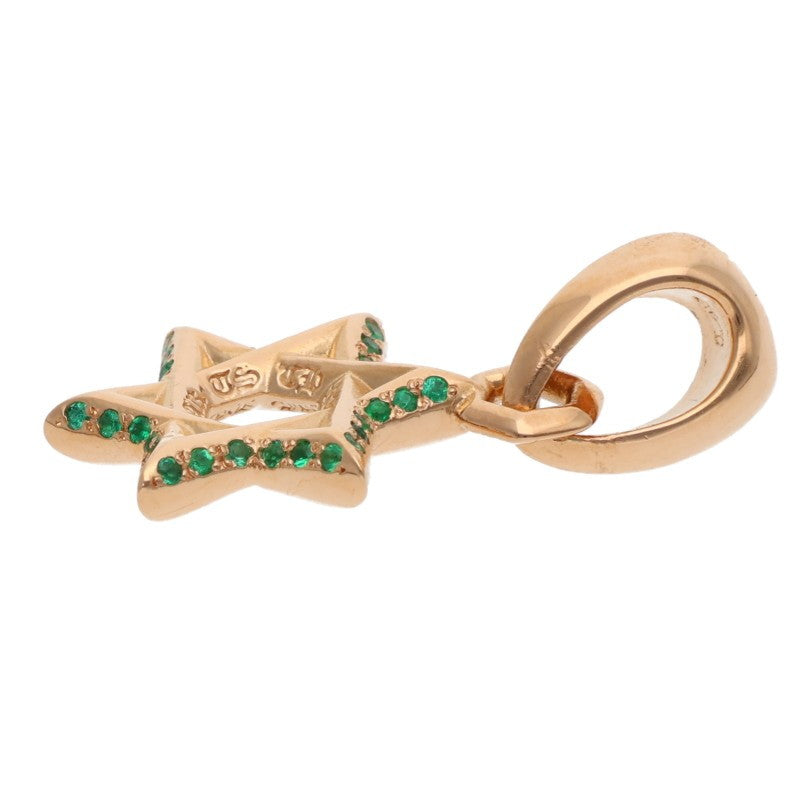 Chrome Hearts 22K Star of David Pave Emerald Size ONE SIZE