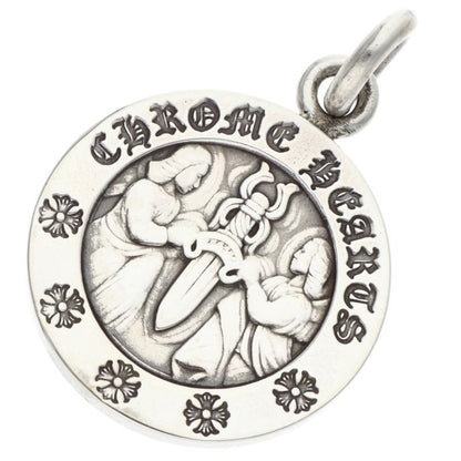 Chrome Hearts Angel Medal Charm V2 Silver Size ONE SIZE