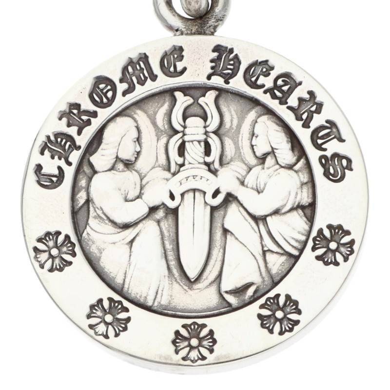 Chrome Hearts Angel Medal Charm V2 Silver Size ONE SIZE