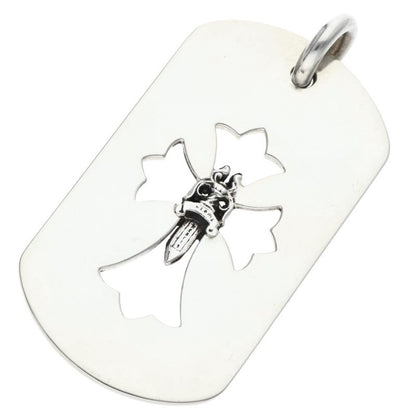 Chrome Hearts Cutout Cross Dagger Silver Size ONE SIZE