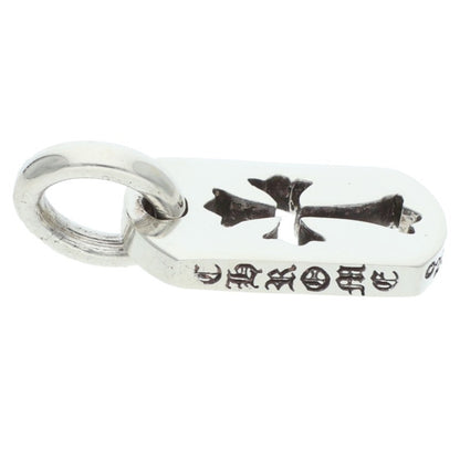 Chrome Hearts Tiny Cutout Cross Dog Tag Silver Size ONE SIZE